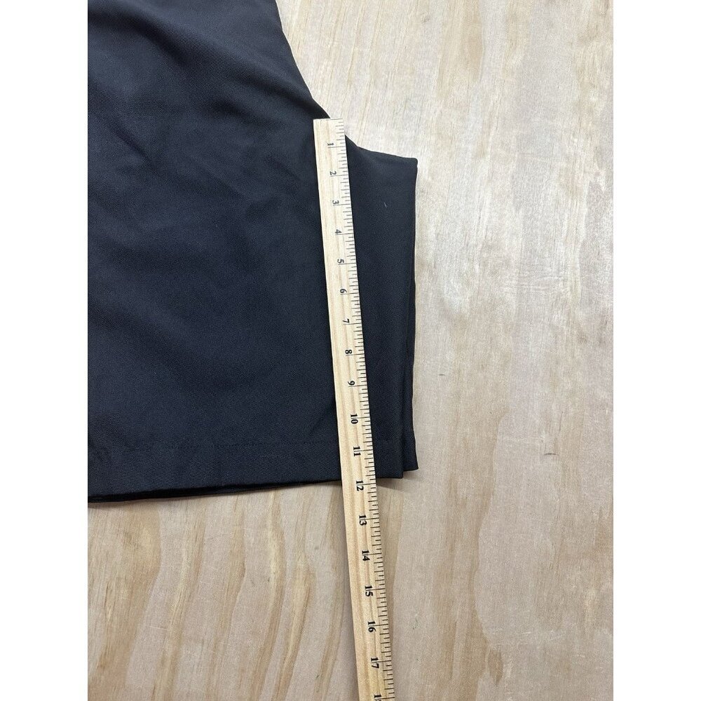 Nike Golf Dri-FIT Performance Polyester Black Golfing Shorts Size 34 Chino EUC - Picture 4 of 7